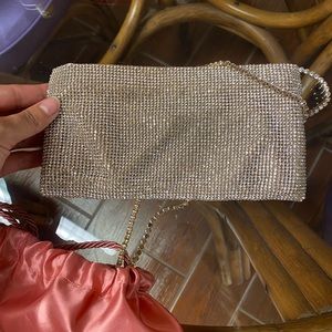BENEDETTA BRUZZICHES Your Best Friend Mesh Crystal Crossbody Bag